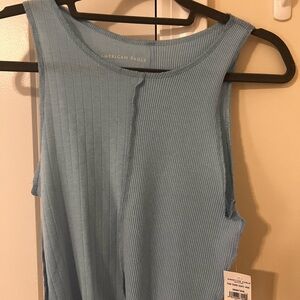 American Eagle Outfitters Light Blue Women's Tank Top